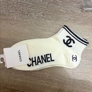 Chanel Black and White gwp Socks